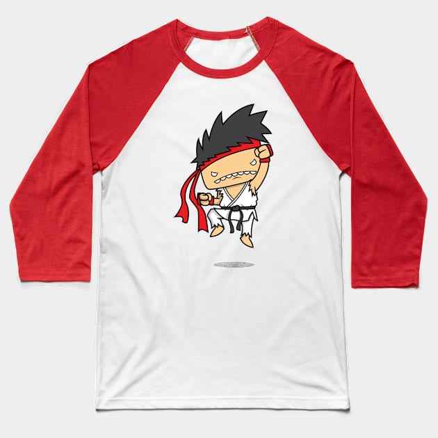 Shoryuken! Baseball T-Shirt by Bloque